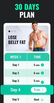 Herunterladen Abnehmen für Männer-30 Tagen Gesundheit & Fitness für Android Bildschirmfoto 2