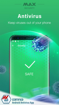 Herunterladen Virus Cleaner, Antivirus, Cleaner (MAX Security) Werkzeuge für Android Bildschirmfoto 2