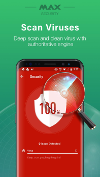 Herunterladen Virus Cleaner, Antivirus, Cleaner (MAX Security) Werkzeuge für Android Bildschirmfoto 4
