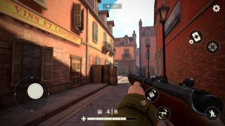 Herunterladen Frontline Guard: WW2 Online Sh Aktion für Android Bildschirmfoto 3