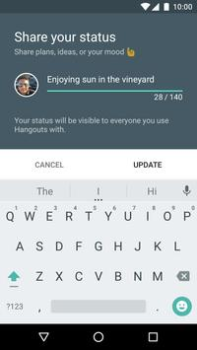 Herunterladen Hangouts Kommunikation für Android Bildschirmfoto 6