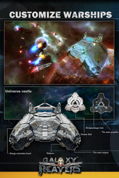 Herunterladen Galaxy Reavers-Space RTS Strategien für Android Bildschirmfoto 3
