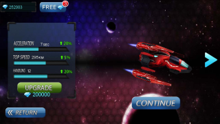 Herunterladen Space Racing 3D Rennen für Android Bildschirmfoto 3
