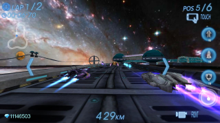 Herunterladen Space Racing 3D Rennen für Android Bildschirmfoto 4