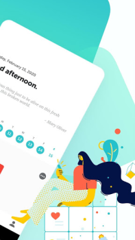 Herunterladen Grid Diary - Journal, Planner Lebensstil für Android Bildschirmfoto 2
