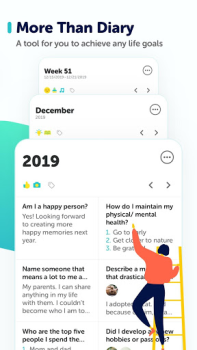 Herunterladen Grid Diary - Journal, Planner Lebensstil für Android Bildschirmfoto 5