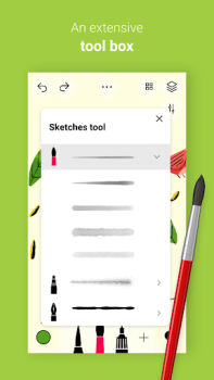 Herunterladen Tayasui Sketches Kunst & Design für Android Bildschirmfoto 4