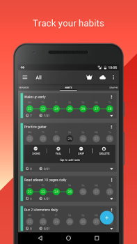 Herunterladen HabitHub - Habit & Goal Trackr Arbeit für Android Bildschirmfoto 2
