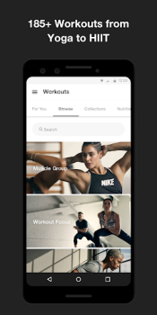 Herunterladen Nike Training Club: Übungen Gesundheit & Fitness für Android Bildschirmfoto 3