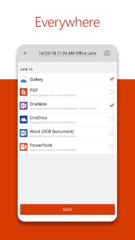Herunterladen Microsoft Lens - PDF Scanner Arbeit für Android Bildschirmfoto 5
