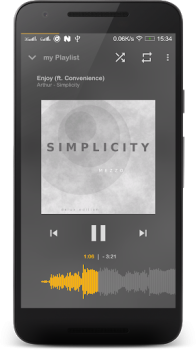Herunterladen Music Player Mezzo Musik und Audio für Android Bildschirmfoto 6