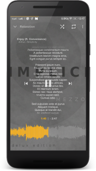 Herunterladen Music Player Mezzo Musik und Audio für Android Bildschirmfoto 7