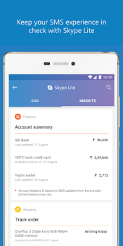 Herunterladen Skype Lite Kommunikation für Android Bildschirmfoto 4