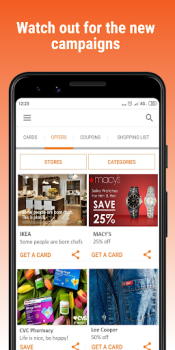 Herunterladen VirtualCards-Loyalty Cards Einkaufen für Android Bildschirmfoto 7