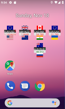 Herunterladen Wechselkurs-Widget Finanzen für Android Bildschirmfoto 5
