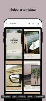 Herunterladen Unfold: Video- und Foto-Editor Kunst & Design für Android Bildschirmfoto 4