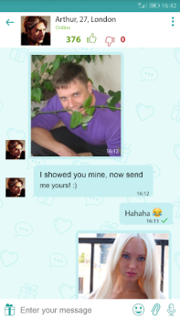 Herunterladen Flirtogram: dating, chat Soziales für Android Bildschirmfoto 3