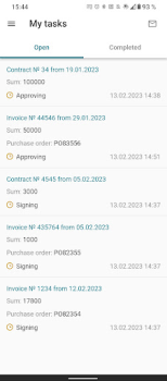 Herunterladen docuForce Wirtschaft für Android Bildschirmfoto 4