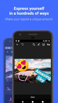 Herunterladen Reposter für Instagram: Herunt Soziales für Android Bildschirmfoto 2