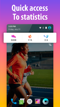 Herunterladen Pedometer Schrittzähler Step Gesundheit & Fitness für Android