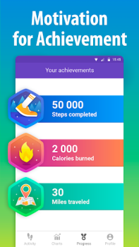 Herunterladen Pedometer Schrittzähler Step Gesundheit & Fitness für Android Bildschirmfoto 3