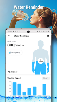 Herunterladen Schrittzähler Lauf Tracker GPS Gesundheit & Fitness für Android Bildschirmfoto 6