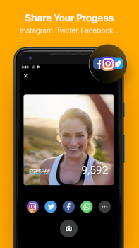 Herunterladen StepsApp Schrittzähler Gesundheit & Fitness für Android Bildschirmfoto 5