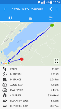 Herunterladen Pedometer — Schrittzähler Gesundheit & Fitness für Android Bildschirmfoto 2