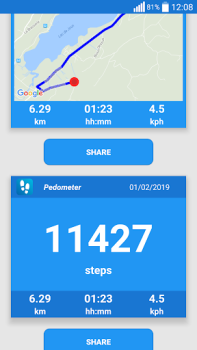 Herunterladen Pedometer — Schrittzähler Gesundheit & Fitness für Android Bildschirmfoto 5