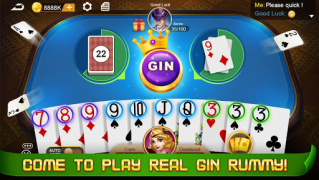 Herunterladen Gin Rummy Kartenspiele für Android Bildschirmfoto 2