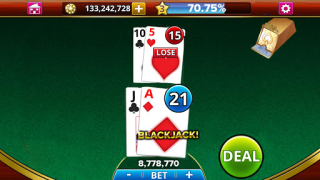 Herunterladen BLACKJACK 21! Kartenspiele für Android Bildschirmfoto 4