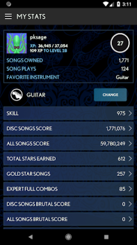Herunterladen Rock Band Companion Musik für Android Bildschirmfoto 4