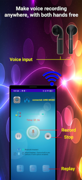 Herunterladen Earbuds Voice Recorder Musik und Audio für Android Bildschirmfoto 4