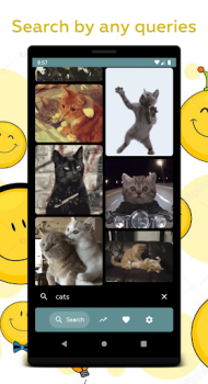 Herunterladen GIF - GIF for SMS download GIF Unterhaltung für Android Bildschirmfoto 2
