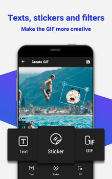 Herunterladen GifGuru - GIF Maker GIF Kamera Werkzeuge für Android Bildschirmfoto 3