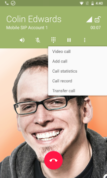 Herunterladen Zoiper IAX SIP VOIP Softphone Kommunikation für Android Bildschirmfoto 3