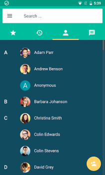 Herunterladen Zoiper IAX SIP VOIP Softphone Kommunikation für Android Bildschirmfoto 4