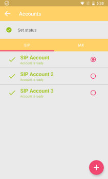 Herunterladen Zoiper IAX SIP VOIP Softphone Kommunikation für Android Bildschirmfoto 7