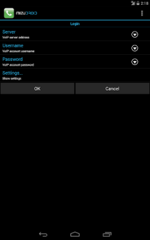 MizuDroid SIP VOIP Softphone