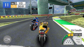 Herunterladen Echte Motorradrennen 3D Rennen für Android Bildschirmfoto 2
