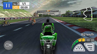 Herunterladen Echte Motorradrennen 3D Rennen für Android Bildschirmfoto 3