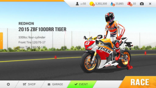 Herunterladen Real Moto Rennen für Android Bildschirmfoto 6
