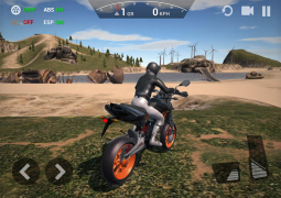 Herunterladen Ultimate Motorcycle Simulator Rennen für Android Bildschirmfoto 4