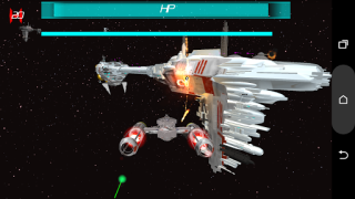 Herunterladen X-Wing Flight Arkade für Android Bildschirmfoto 2