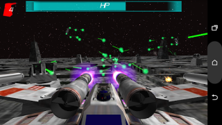 Herunterladen X-Wing Flight Arkade für Android Bildschirmfoto 7