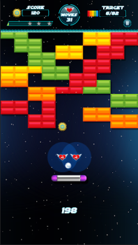 Herunterladen Deluxe Brick Breaker Arkade für Android Bildschirmfoto 3