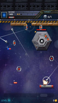 Brick-Breaker Stern: Weltraum