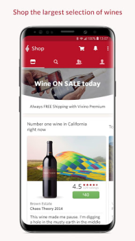 Herunterladen Vivino: Kaufe den besten Wein Essen & Trinken für Android