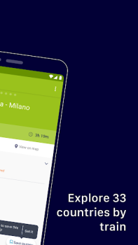 Herunterladen Eurail/Interrail Rail Planer Karten & Navigation für Android Bildschirmfoto 2