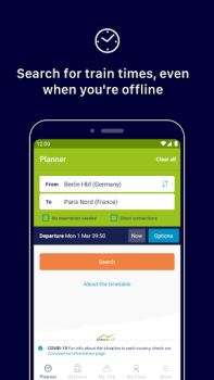 Herunterladen Eurail/Interrail Rail Planer Karten & Navigation für Android Bildschirmfoto 3